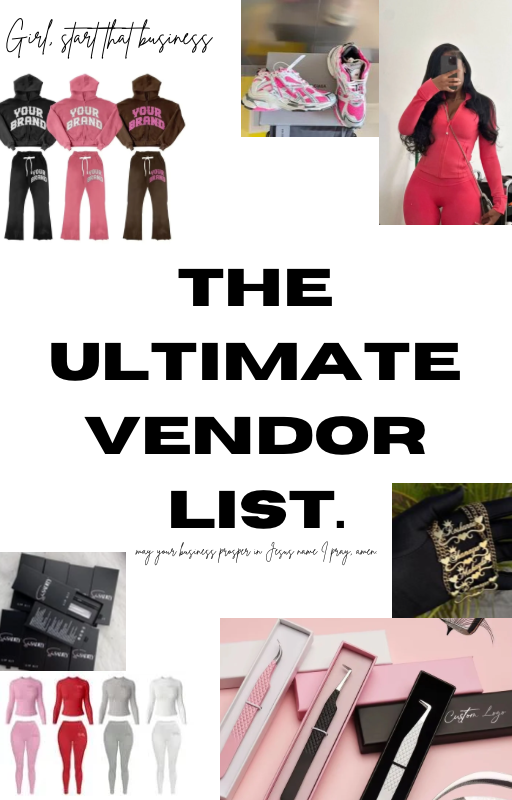 ULTIMATE VENDOR LIST